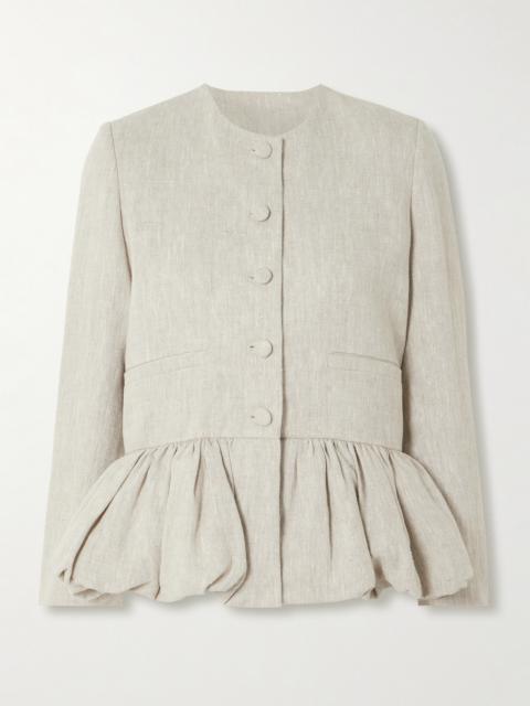 LIBEROWE Linen Peplum Jacket