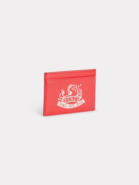 KENZO 'Lunar New Year' card holder in leather