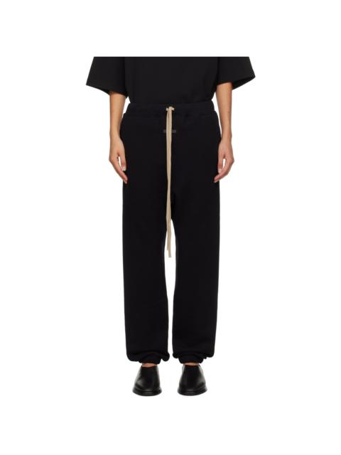 Black Relaxed Lounge Pants