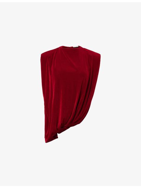 CAMILLA AND MARC Ravine Draped Stretch-Jersey Top