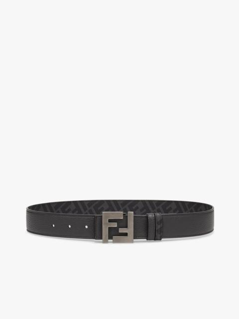 FENDI Gray leather belt