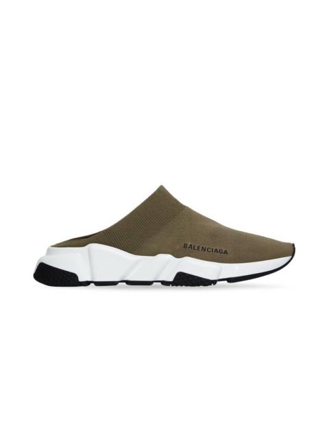 Women's Speed Recycled Knit Mule  in Dark Beige