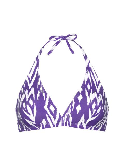 ERES Women's Storm Printed Full-Cup Triangle Bikini Top - Imprime Wind Flashy