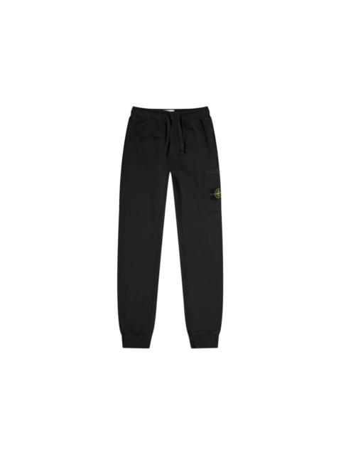 Stone Island Stone Island Garment Dyed Pocket Sweatpants Black