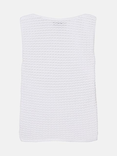 Vince Crochet cotton-blend top