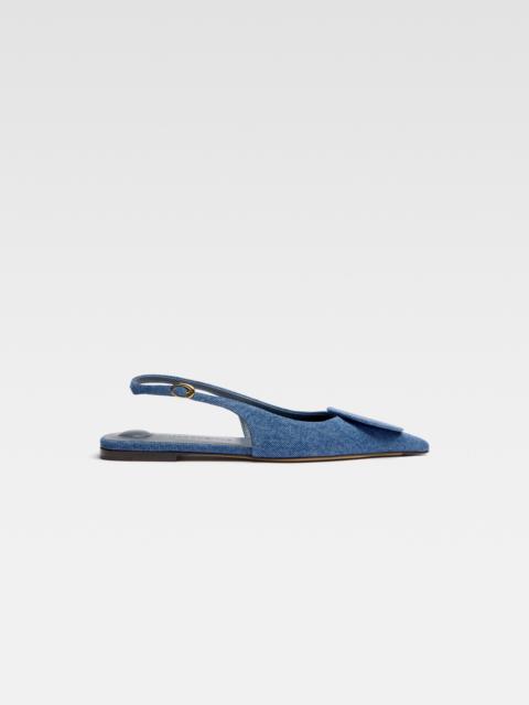 JACQUEMUS Les slingbacks Duelo plates