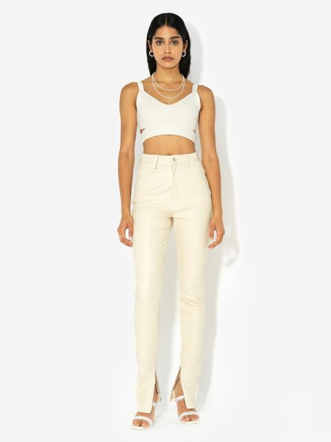 John Elliott SILK COTTON BODY-CON TANK