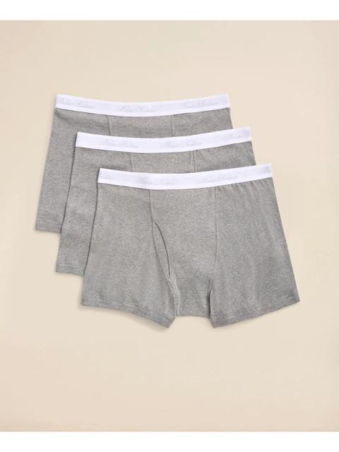 Brooks Brothers Supima® Cotton Boxer Briefs - 3 Pack