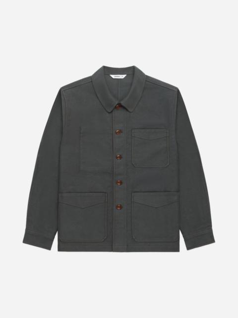 3sixteen French Work Jacket ~ Grey Moleskin