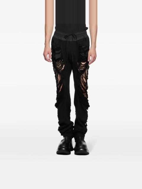 Julius distressed track pants