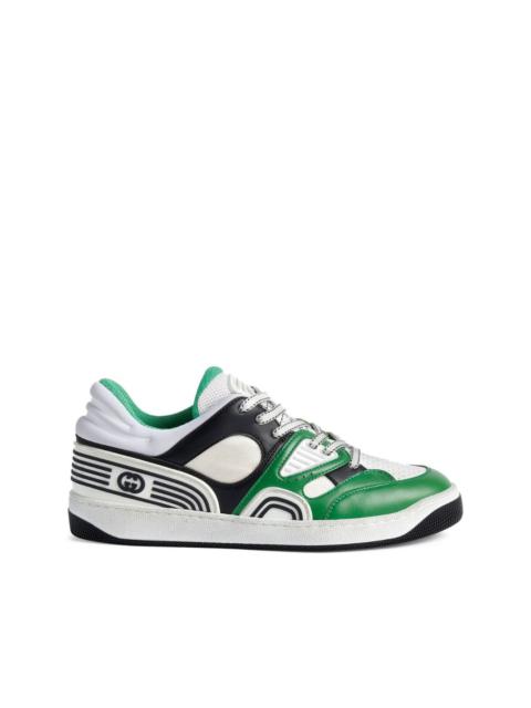 GUCCI Basket panelled sneakers | REVERSIBLE