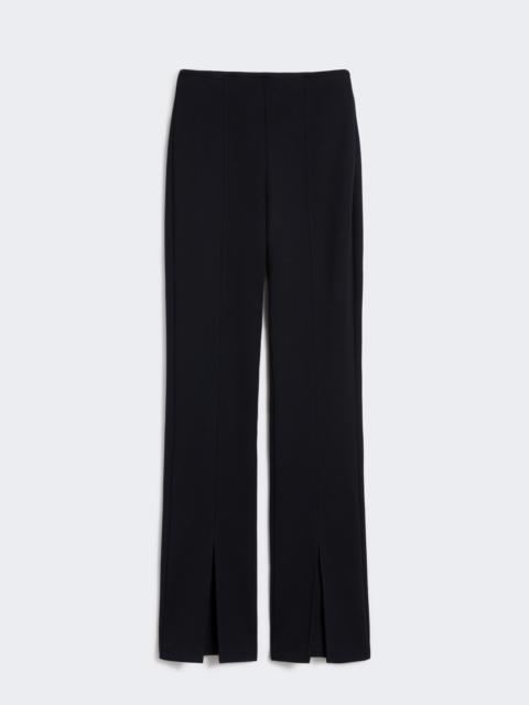 Max Mara NEBBIA Gabardine and jersey trousers