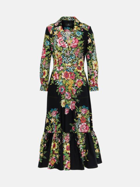 Etro Printed cotton midi dress