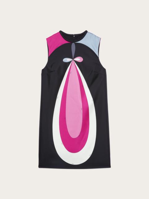 PUCCI MADDALENA PRINT SILK TWILL MINI DRESS