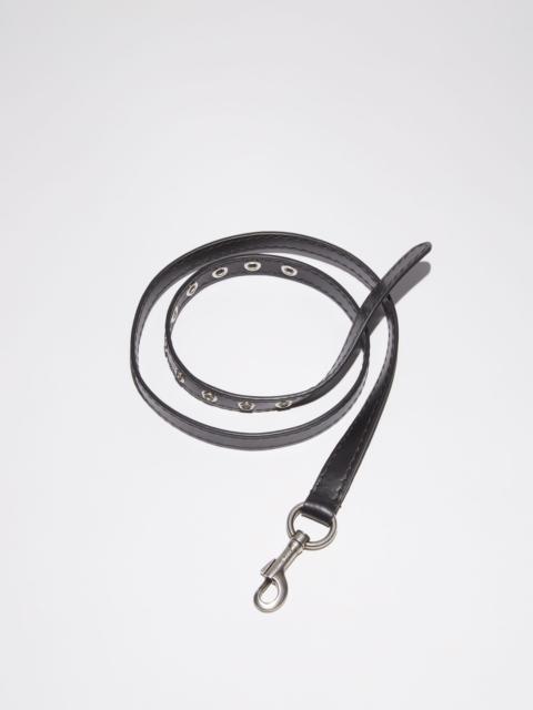 Acne Studios Leather belt clip - Black