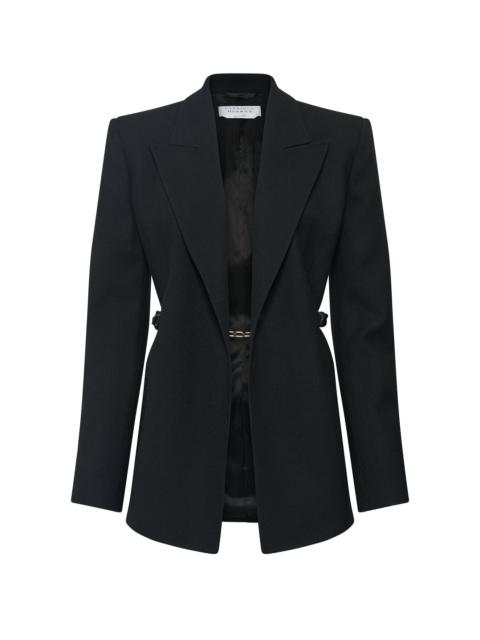 GABRIELA HEARST Epona Chain Blazer in Black Recycled Virgin Wool