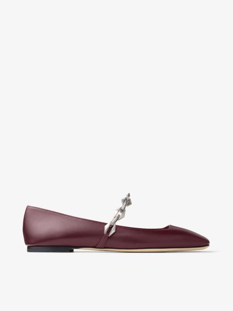 Diamond Tilda Flat
Garnet Nappa Leather Flats