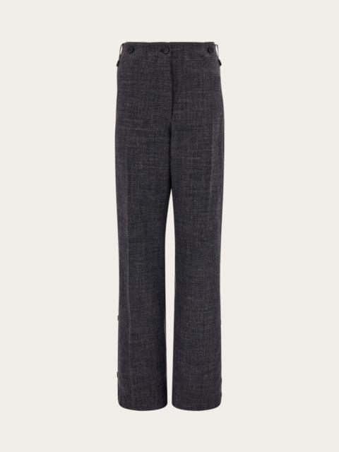 FERRAGAMO Button up trouser