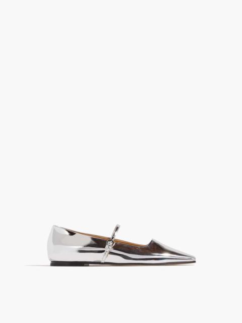 DEAR FRANCES Mary Jane Flat in Silver
