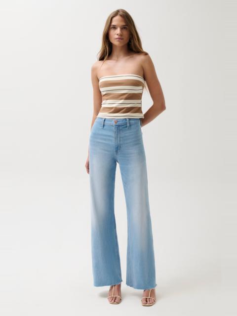 PISTOLA PENNY HIGH RISE WIDE LEG JEAN - WHISPER