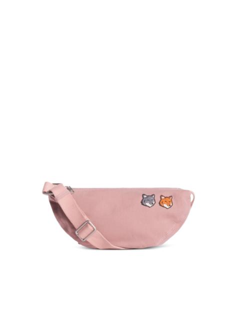 Maison Kitsuné embroidered shoulder bag