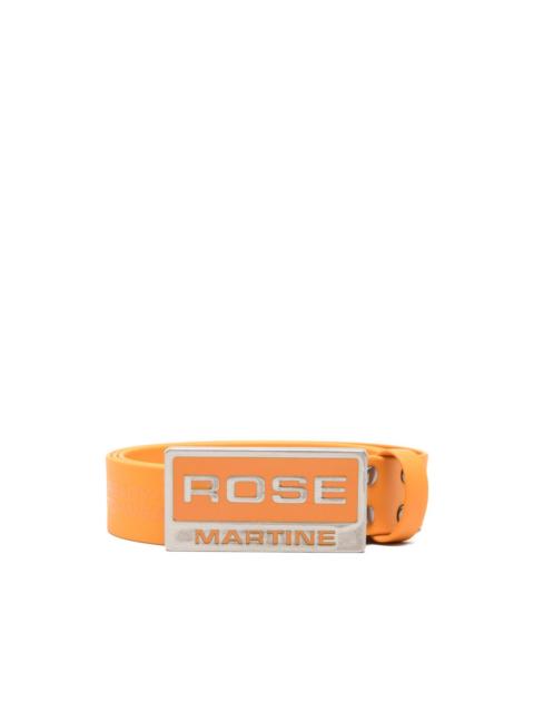 Martine Rose logo buckle belt