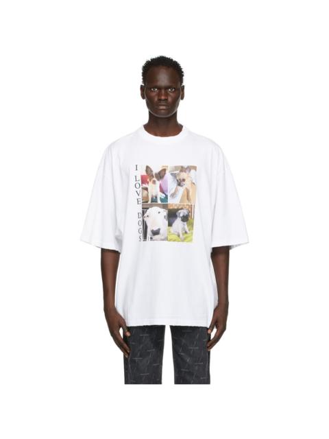 BALENCIAGA 나는 개 XL 티셔츠를 사랑