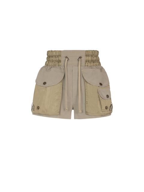 Balmain Cotton twill Utility shorts