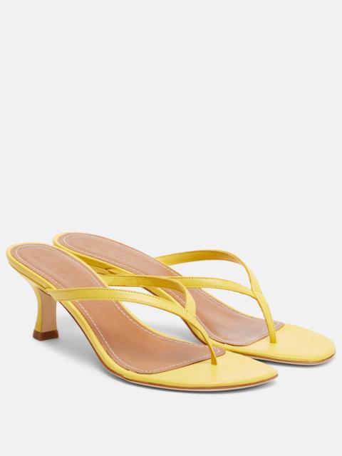 STAUD Freja leather thong sandals