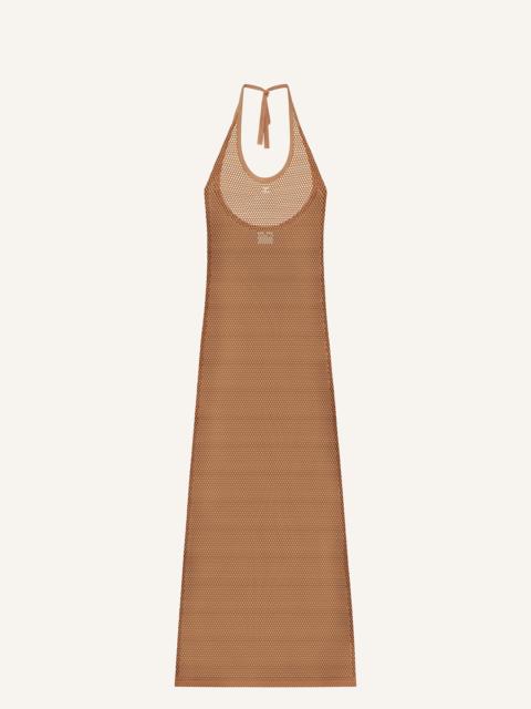 courrèges HOLISTIC MESH LONG DRESS
