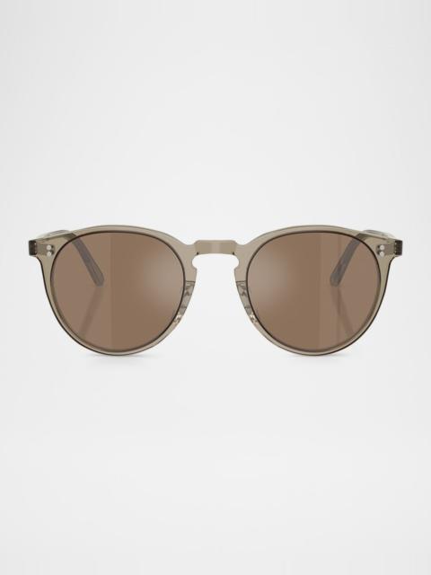 Oliver Peoples Men's OV5183S Round Acetate Sunglasses