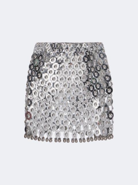 rabanne Chainmail embellished miniskirt