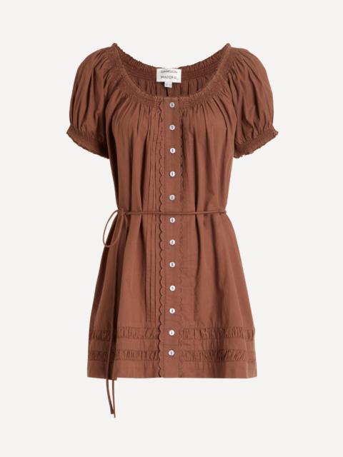 DAMSON MADDER. Jayne Choc Mini Dress