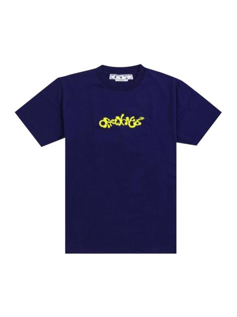 Off-White Opposite Arrow Slim T-Shirt 'Purple/Lime'
