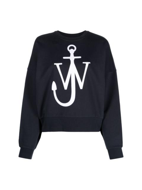 JW-anchor logo-print sweatshirt