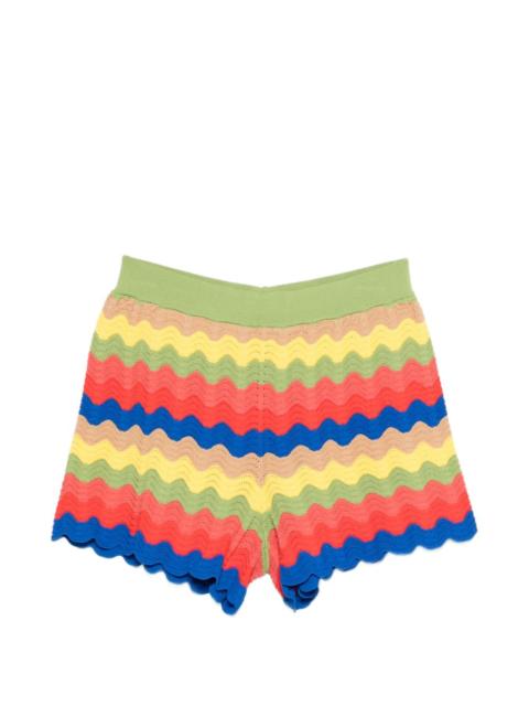 SIMONMILLER wave scalloped shorts