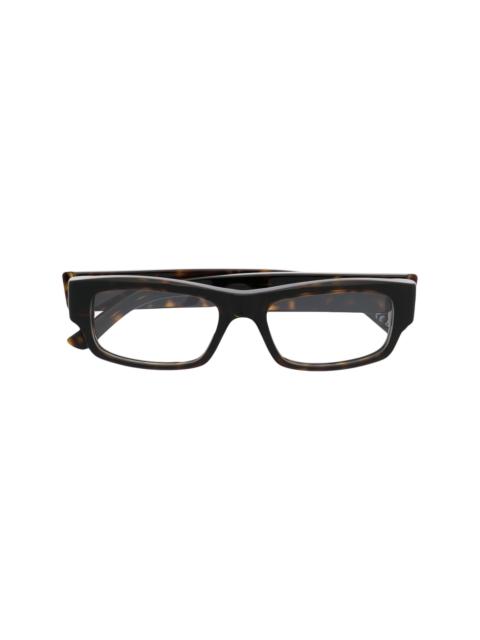 square-frame glasses