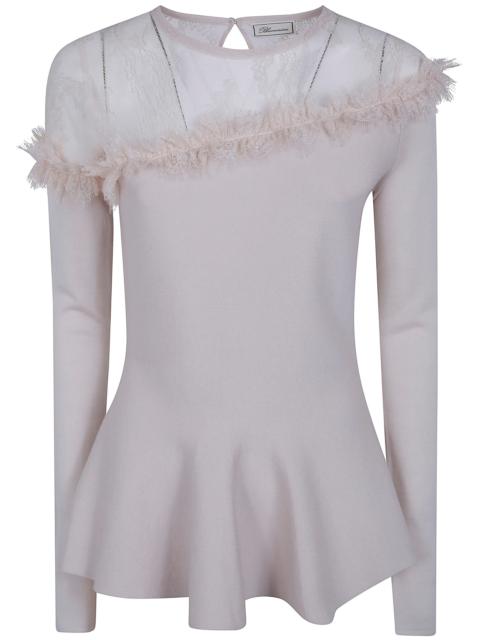 Blumarine Sweater With Lace