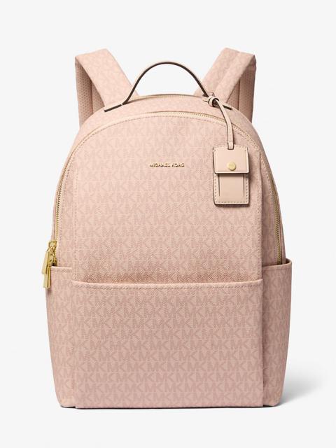 MICHAEL KORS Sable Large Signature Logo Backpack