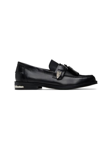 TOGA VIRILIS Black Hard Leather Loafers