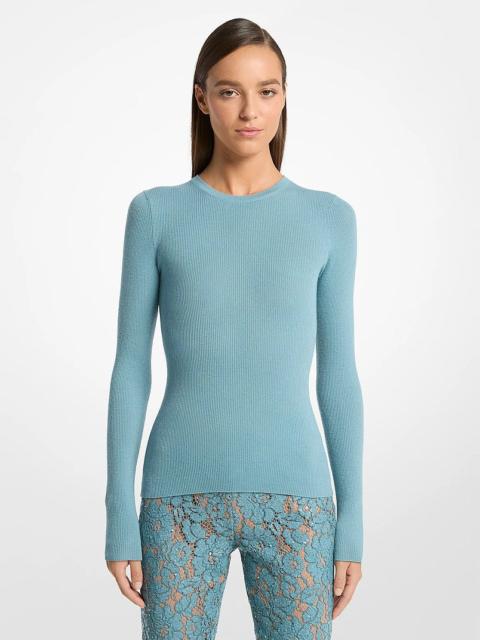 MICHAEL KORS COLLECTION Hutton Featherweight Cashmere Sweater