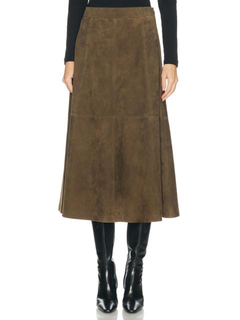 Jenni Kayne Suede Wolfe Skirt