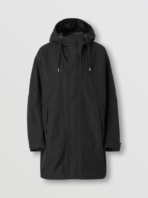 Burberry Logo Detail Cotton Oversized Parka