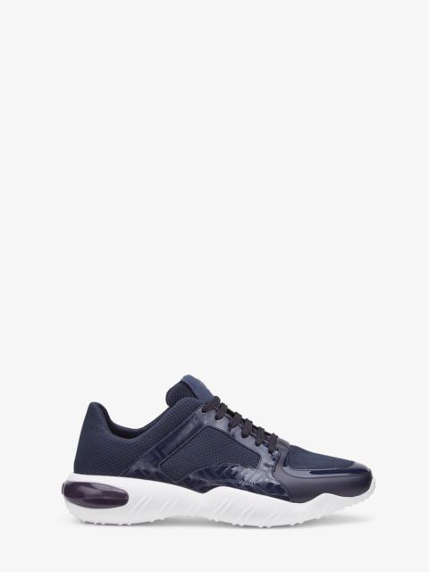 FENDI Blue tech fabric sneakers