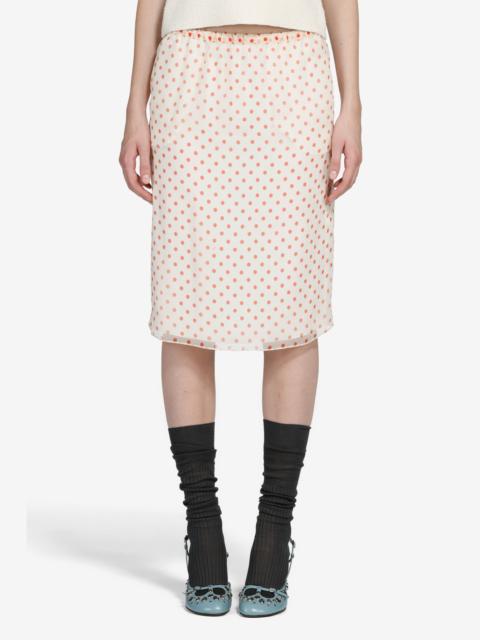 N°21 POLKA DOT PENCIL SKIRT