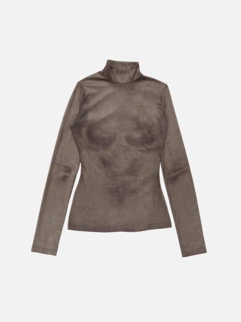 Acne Studios Printed turtleneck - Ash grey