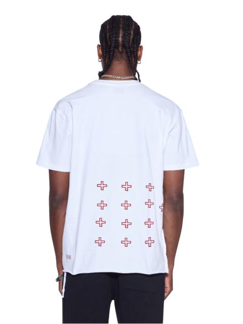 Ksubi 4X4 LUXE BIGGIE SS TEE WHITE RED