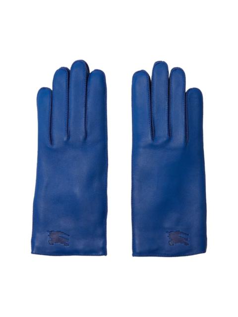 Burberry EKD-debossed leather gloves