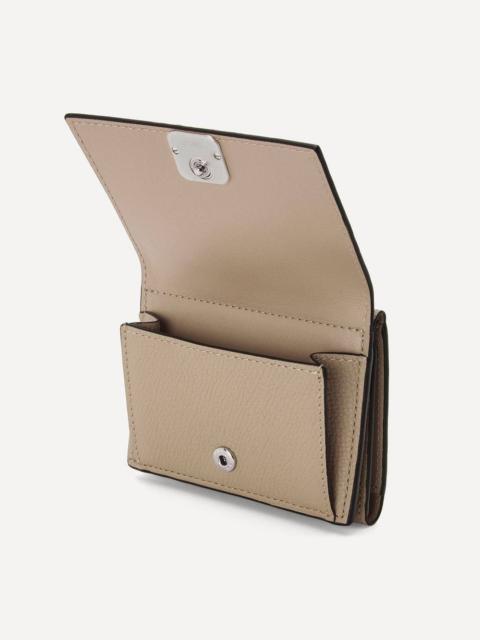 Anagram Leather Six Card Trifold Wallet