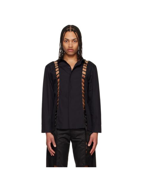 OLLY SHINDER Black Tab Shirt